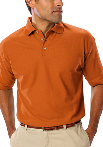 Blue Generation Men's Teflon Treated Polo Shirts w/o Pocket | BGEN7203