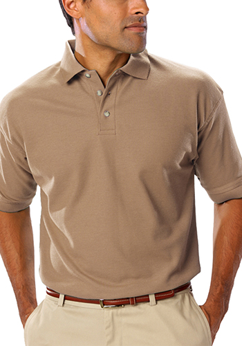 Blue Generation Men's Teflon Treated Polo Shirts w/o Pocket | BGEN7203
