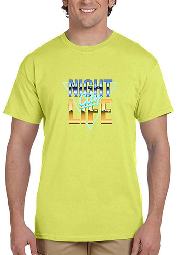 neon yellow mens t shirt