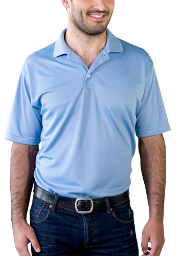 Embroidered Mens Moisture Wicking Polo Shirts | BGEN7219 - DiscountMugs