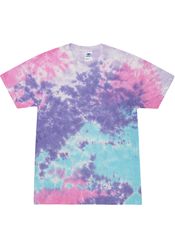 Tie-Dye Adult Burnout Festival T-Shirt | CD1090