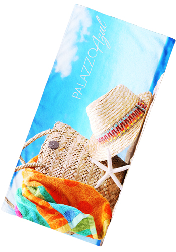 58" x 28" Dye Sublimated Small Beach Towel
