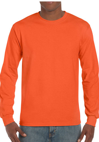 Printed Gildan Ultra Cotton Long Sleeve T-shirts | G2400 - DiscountMugs