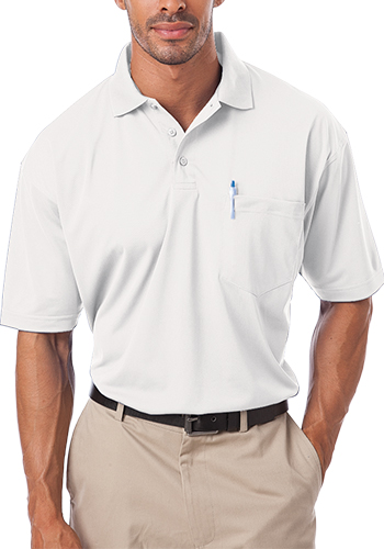 Blue Generation Adult Pocketed Il-50 Polo Shirts | BGEN1052