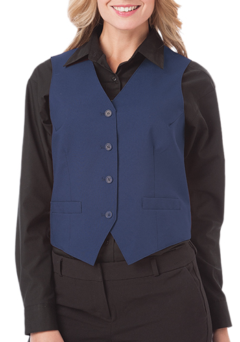 Blue Generation Ladies Teflon Treated Twill Vests | BGEN1265
