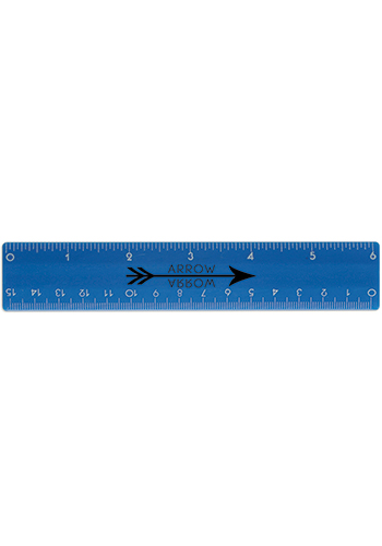 Personalized 6 in. Color Plastic Rulers