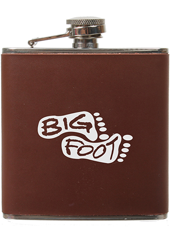 6 oz Brown Leather Flask | EDFLK600