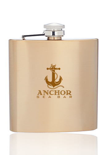 Murano Stainless Steel Hip Flask
