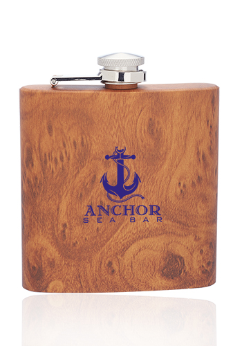 Murano Stainless Steel Hip Flask
