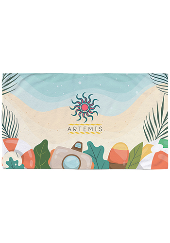 60" x 35" Dye Sublimated Large Beach Towels
