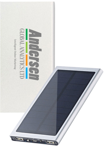 6000 mAh High Capacity Solar Portable Power Bank | IDPBKHC507
