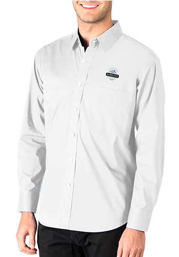 Mens Superblend Poplin Long Sleeve Untucked Shirts | BGEN7268