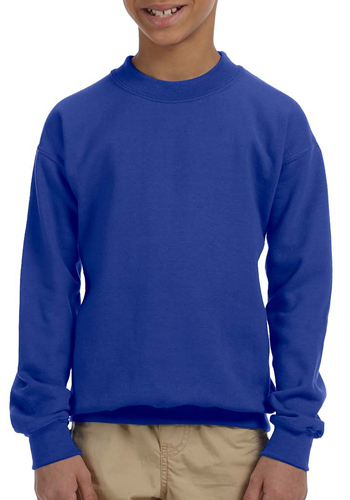 Personalized Gildan Youth Crew Sweatshirts | 18000B - DiscountMugs