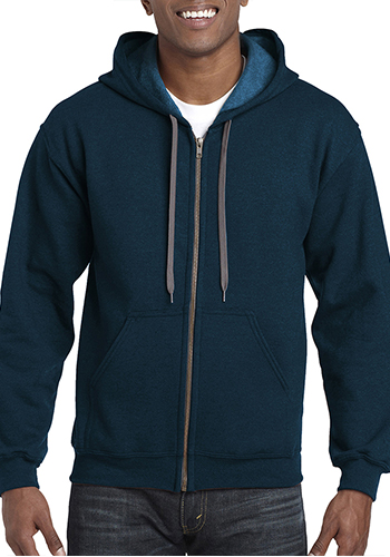 Embroidered Gildan Vintage Classic Full Zip Hooded Sweatshirts | G18700 ...
