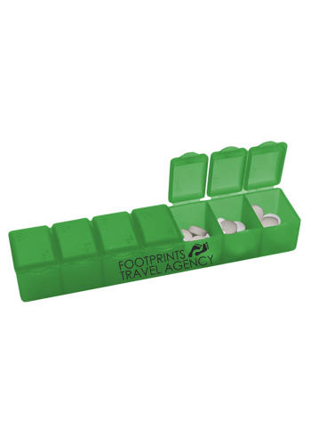 Promotional 7-Day Plastic Pillcases
