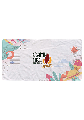 70" x 35" Premium Dye Sublimated Beach Towel