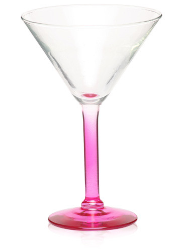 Customized 8.5 oz. Libbey Salud Grande Wedding Martini Glasses