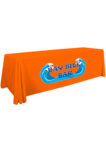 Customized 8 Ft LazerLine 3-Sided Front Only Printed Throw