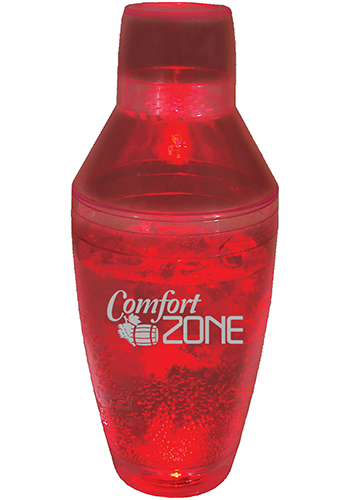 Promotional 8 oz. Light Up Plastic Cocktail Shakers