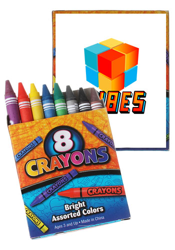 8-Pack Non-Toxic Crayons | EDCRA880