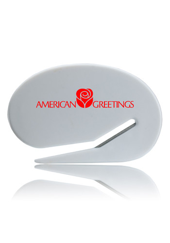 Oval Letter Openers with Magnetic Strips | CPS0608M