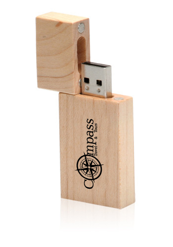 Rectangle Wood USB Flash Drives