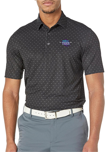 Greg Norman Men's Micro Pique Spinner Print Polo | VAGNF2K487