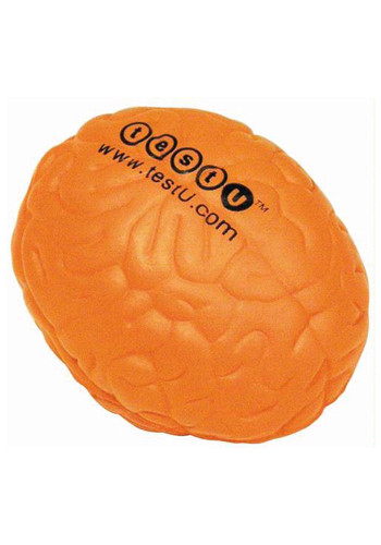 Neon Orange Brain Stress Balls | AL2604436