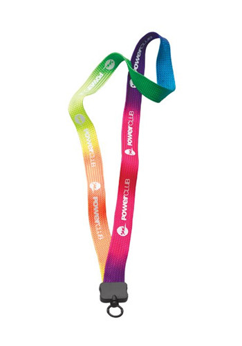 Custom 34 Tie Dye Multicolor Lanyard with O-ring Attachment | SULT34P ...