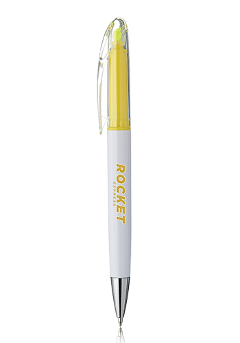 Appleton Click Action Ball Point Pen with Highlighter