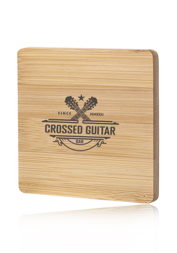 Bamboo Coaster with Concealed Bottle Opener | CC10