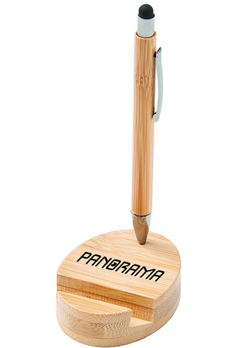Bamboo Magnetic Stylus and Phone Stand | EM2450