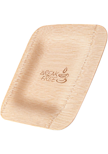 Bamboo Veneer 7-Inch Disposable Eco Plate | HCH152