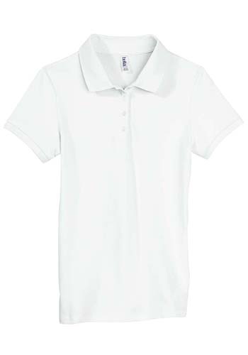 Bella Ladies Mini Pique Short-Sleeve Polo Shirts | B750