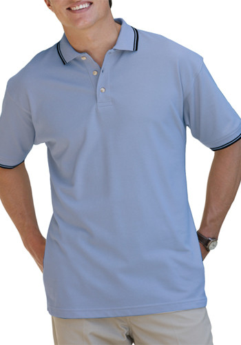 Embroidered Mens Tipped Collar & Cuff Polo Shirts | BGEN7205 - DiscountMugs