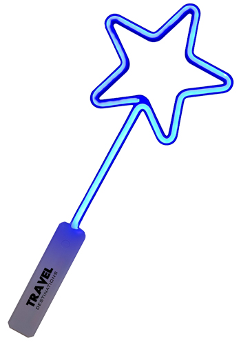 Promotional Blue Star Neon Wand