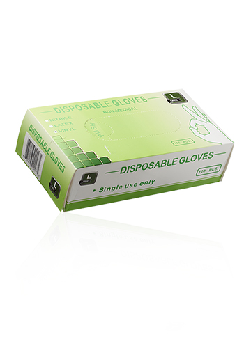 Custom Box of Disposable Vinyl Gloves
