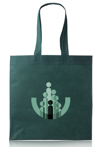 Personalized Budget Non-Woven Reusable Tote Bags | TOT13B - DiscountMugs