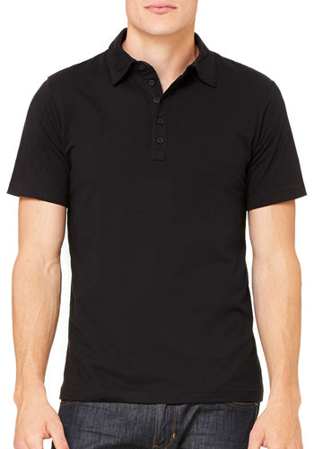 Primeline Mens Short Sleeve Five-Button Polo Shirts | 3802