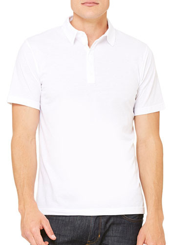 Primeline Mens Short Sleeve Five-Button Polo Shirts | 3802
