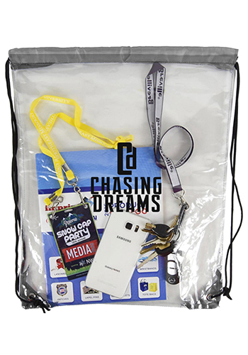 Clear Drawstring Backpack | IDDSB25