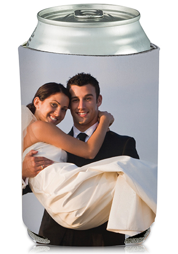 Custom Can Coolers Full Color Photo Printed Can Coolers Family Portrait Neoprene Collapsable Coolers Photo Printed Can Coolers