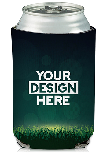 Collapsible Can Cooler Head to Head Football Print | KZ426