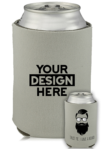 Collapsible Can Cooler Trust Me I Have A Beard Print | KZ450