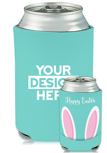 Collapsible Can Coolers Easter Bunny Ears Print| KZ472