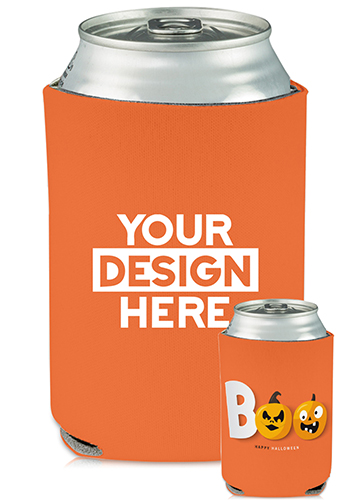 Collapsible Can Coolers Happy Halloween Print| KZ475