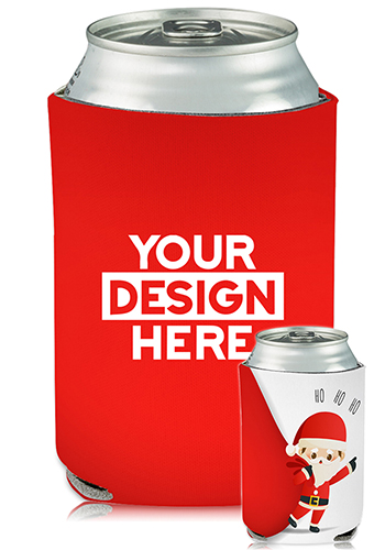 Collapsible Can Coolers Santa Claus Print| KZ463