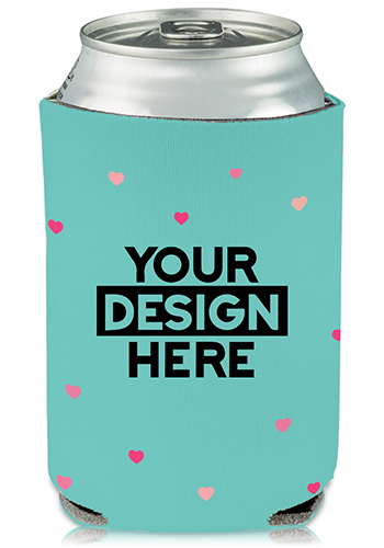 Collapsible Can Coolers Valentines Print| KZ493