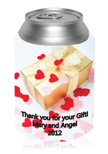 Gold Gift Can Cooler