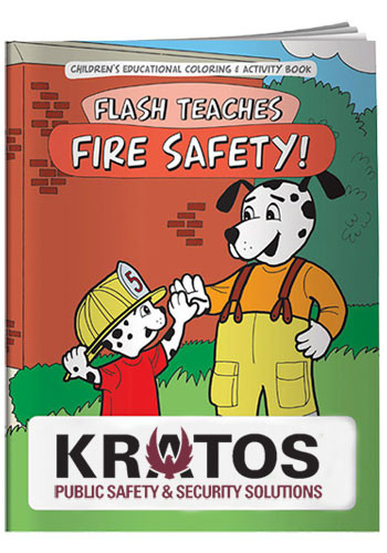 Coloring Books: Flash Teaches Fire Safety | X10981